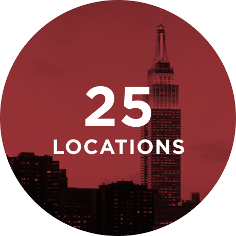 25 locations
