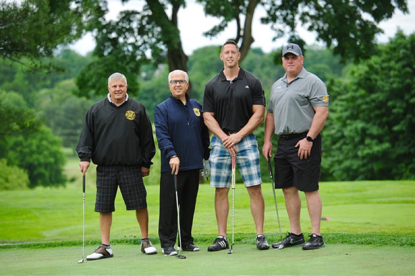 photo of golfers