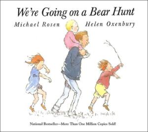 we're going on a bear hunt book cover