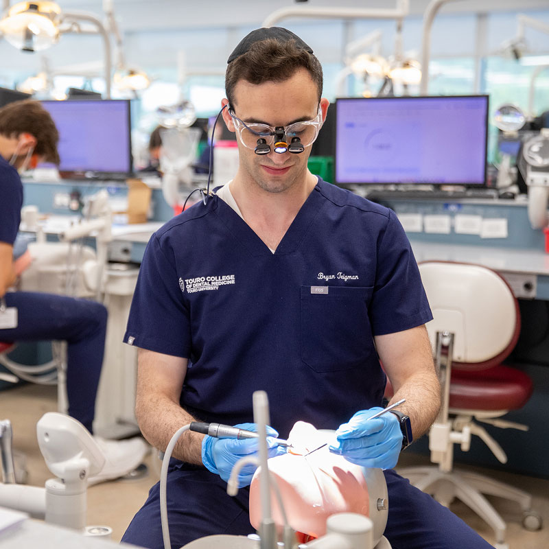 Touro Dental student
