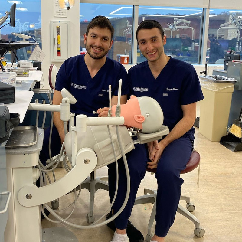Touro Dental students